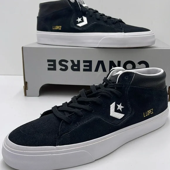 Converse Black High-Top Men's Shoes 171331C
LOUIE LOPEZ PRO MID BLACK/BLACK/WHIT - Picture 15 of 16